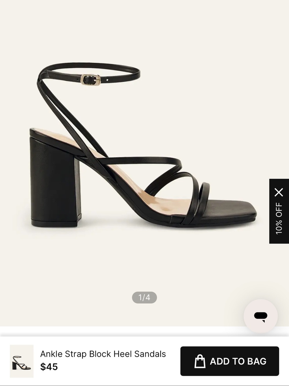 Azazie Ankle Strap Block Heels